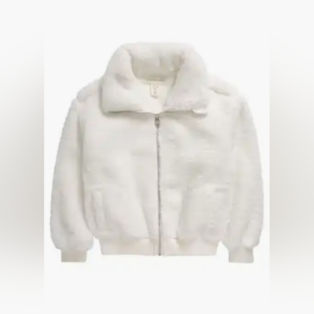 Faux Fur Teddy Bomber Jacket